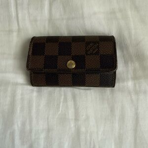 Louis Vuitton Brown Checkered Wallet/ keyholder